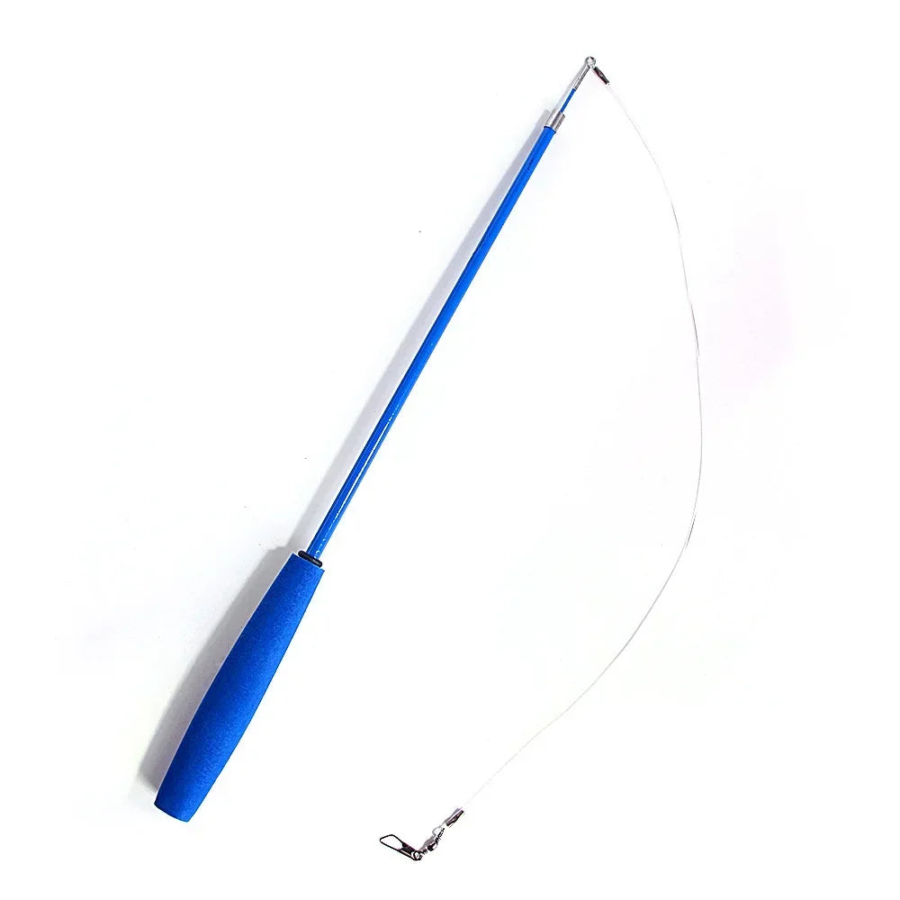 Accesorios de juguete de plumas para gatos, juguete de gusano de pájaros postizos con campana, juguetes para gatos, repuesto interactivo, pelota de espuma para entrenamiento