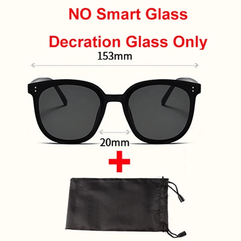 Gafas Inteligentes con IA para Hombre y Mujer, Multifunción, Reproducción de Música Táctil, Control Remoto de Cámara, Asistente de Voz, Gafas BT, Gafas de Sol HT30