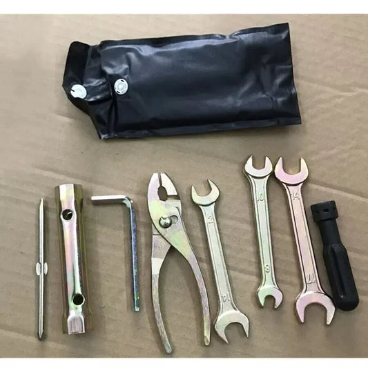 Kit de herramientas para motocicleta de 7 piezas portátil