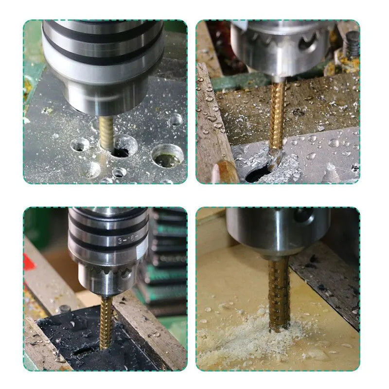 Broca para madera HSS dentada de 6 piezas para taladro