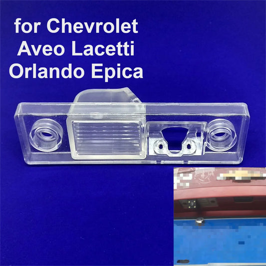 Soporte de cámara trasera de coche, luces de matrícula, carcasa para Chevrolet Aveo Lacetti Captiva Orlando Epica Cruze Takuma