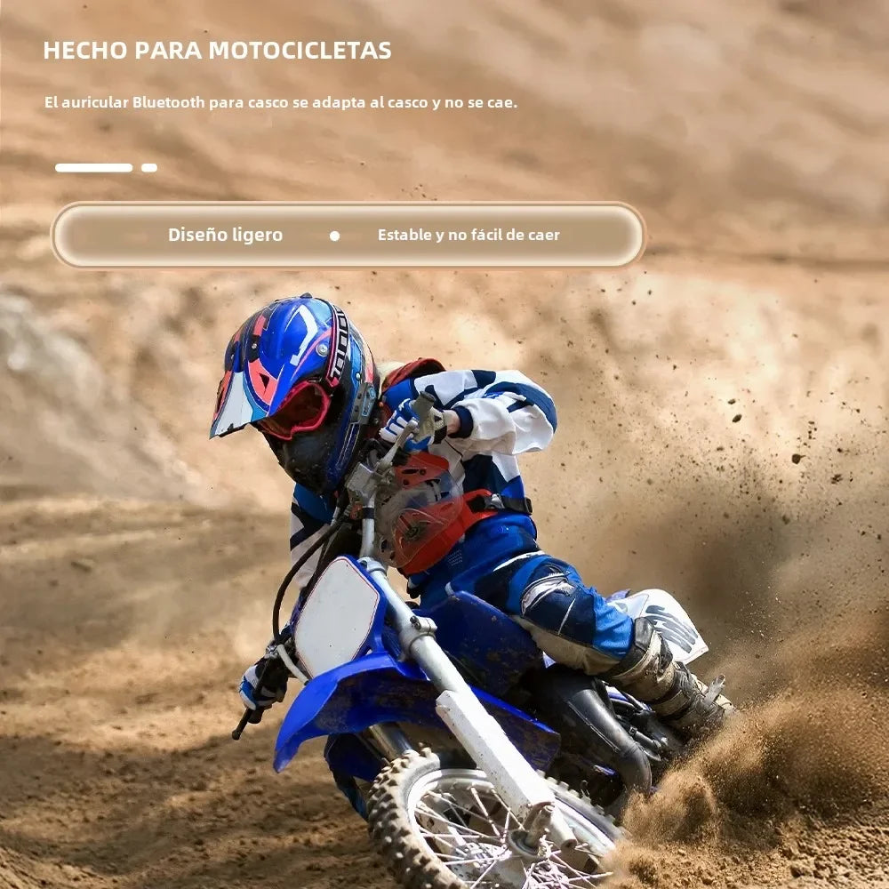 Auriculares Bluetooth para casco de moto KEBIDUMEI con Bluetooth 5.4