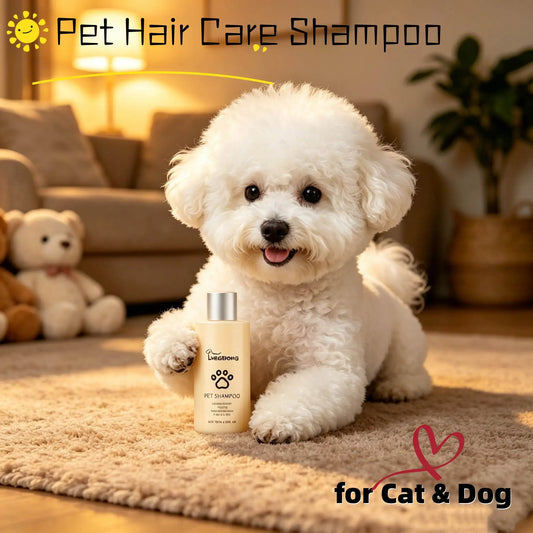 Champú Yegbong con fragancia suave para mascotas, elimina olores, apto para piel sensible, baño seguro, limpieza profunda para perros y gatos