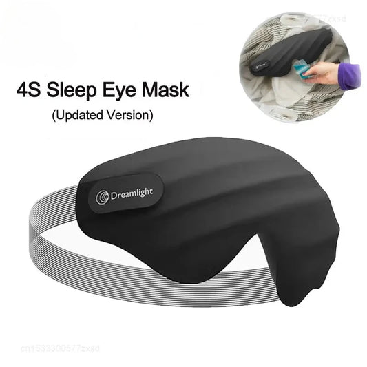 Antifaz para Dormir Dreamlight 3/4S, Ayuda para Dormir Estereoscópica 3D para Hombres, Mujeres y Adultos, Bloquea la Luz, Antifaz para Viajes