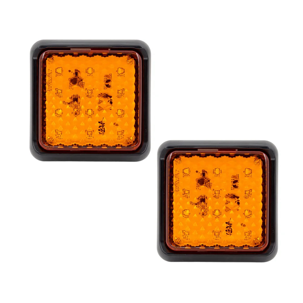 1/2 Uds 12V 24V luz trasera desmontable parada freno trasero función de señal de giro lámpara indicadora luz de marcha atrás para camión RV autobús