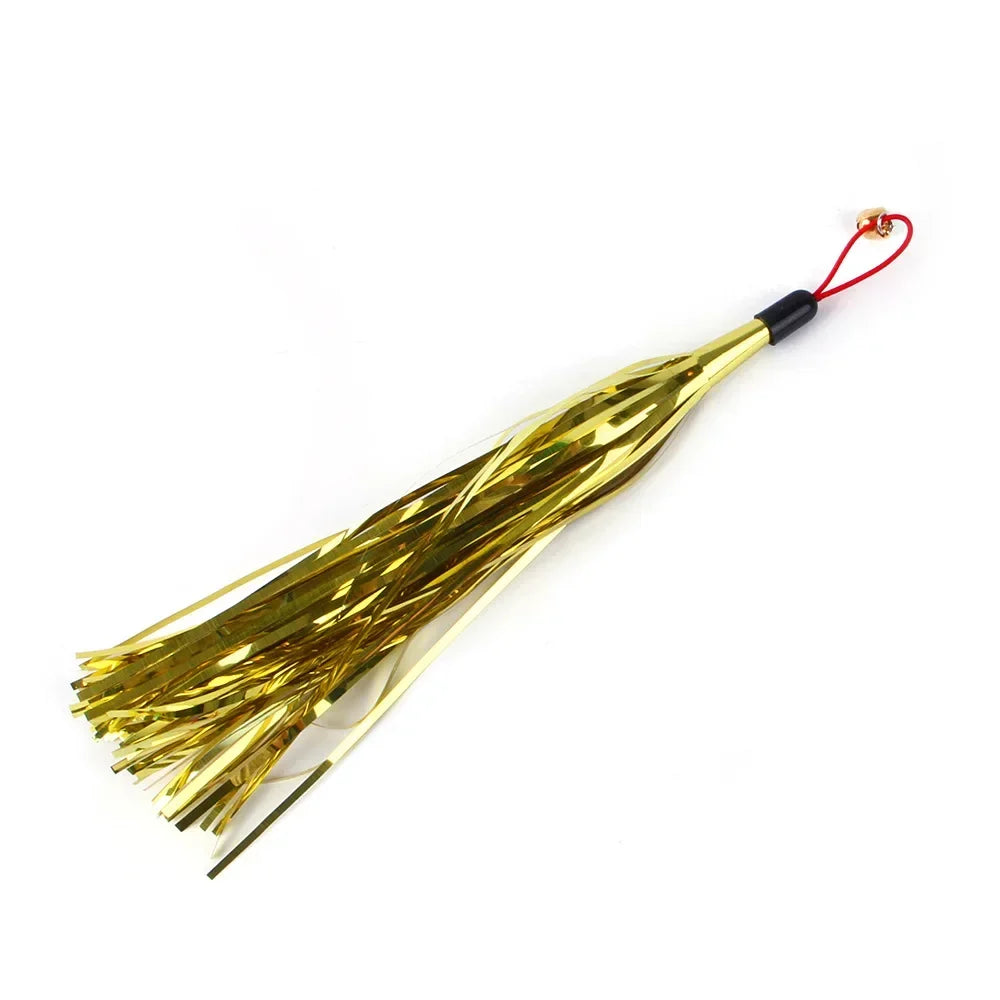 Accesorios de juguete de plumas para gatos, juguete de gusano de pájaros postizos con campana, juguetes para gatos, repuesto interactivo, pelota de espuma para entrenamiento