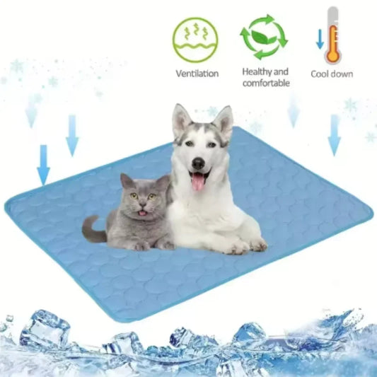Alfombra refrescante para perros, cama fría para mascotas de verano, extra grande para perros pequeños y grandes, accesorios para mascotas, manta duradera para gatos, sofá, manta de hielo para gatos