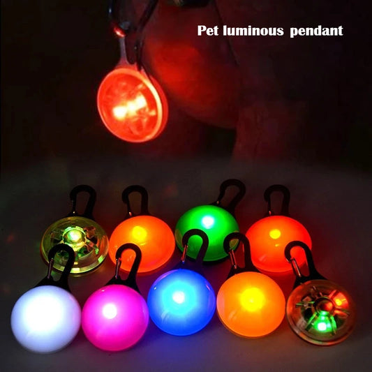 Collar Luminoso LED para Perros y Gatos, Colgante Brillante, Accesorios Luminosos para Mascotas, Collar Brillante, Decoración de Seguridad Nocturna