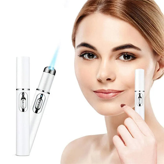 Dispositivo de belleza Facial, masajeador de ojos, luz azul, círculos de Ojos Negros, herramienta de cuidado Facial, textura de brillo, mantenimiento de bolsas de ojos