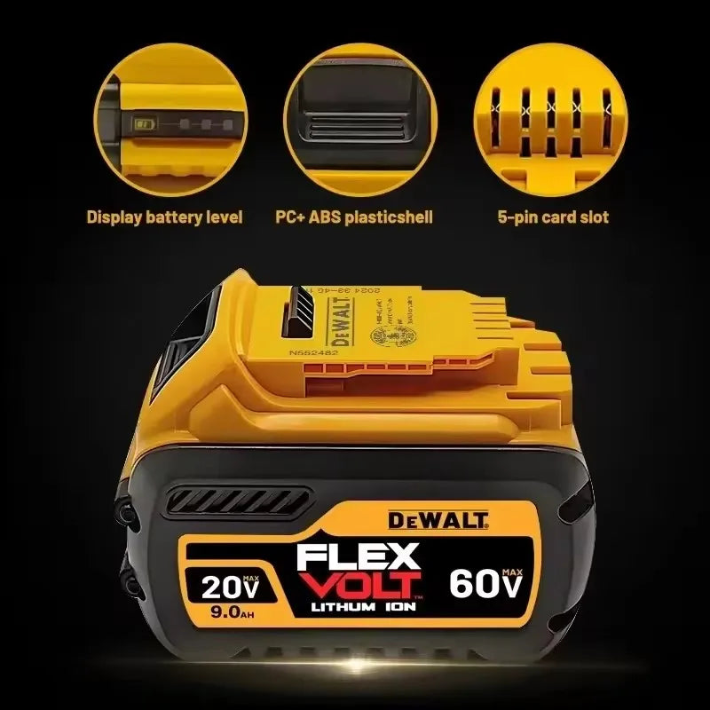 Batería DEWALT 20V MAX FlexVolt 9000mAh para herramientas eléctricas