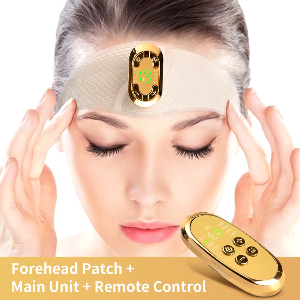 Masajeador Facial EMS, Estimulador Muscular, Masajeador Eléctrico para Lifting Facial, Antiarrugas, Cuidado de la Piel, Ojeras y Fatiga