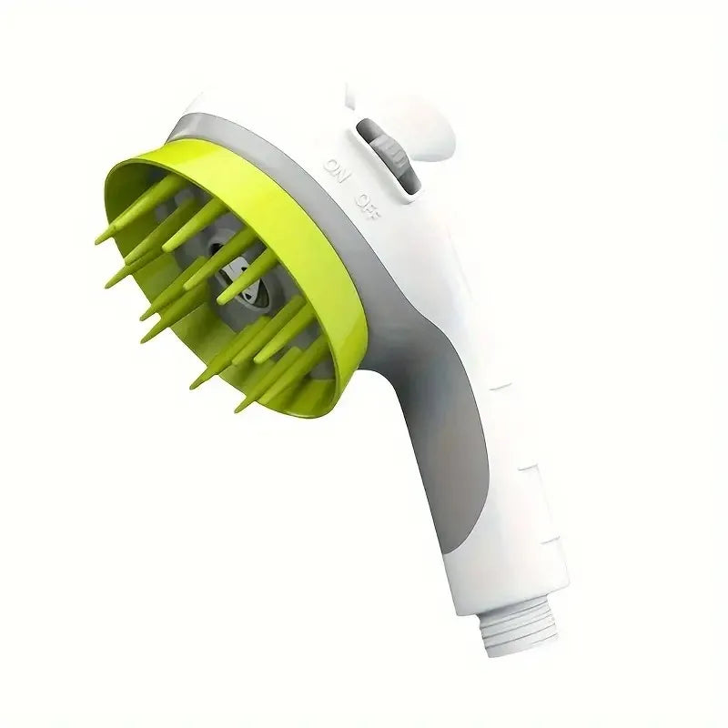 1 unidad de cepillo de masaje para cabezal de ducha con pulverizador de baño para mascotas, guante para perros, suministros de baño, tienda de mascotas, accesorios para perros al por mayor