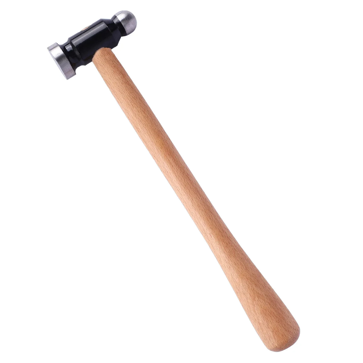 Martillo para joyería con mango de madera y cabeza metálica para artesanía DIY