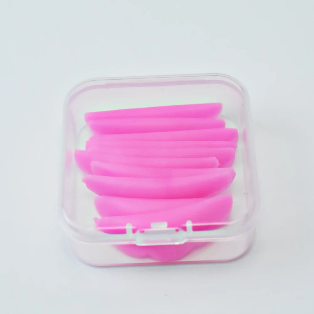 Kit de levantamiento de pestañas reutilizable, almohadilla de laminación de silicona, varillas para permanente de pestañas, extensión de pestañas postizas 3D, rizador, herramienta de maquillaje, 10 Uds.