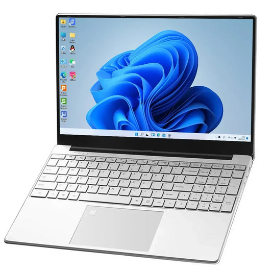 Portátil 15,6 pulgadas pantalla IPS 16GB RAM Intel 11th N5095 Netbook de negocios Windows 10 11 Pro Gaming Office Notebook Pc portátil