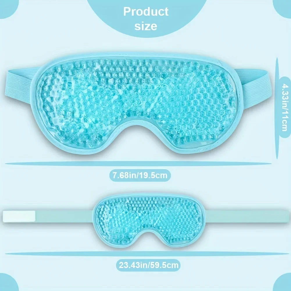 Mascarilla de Gel para ojos, compresa de hielo, mascarillas para dormir, belleza, herramientas para la salud de los ojos, bolsa para ojos antiojeras, ayuda para relajar el sueño, mascarilla de Gel refrescante
