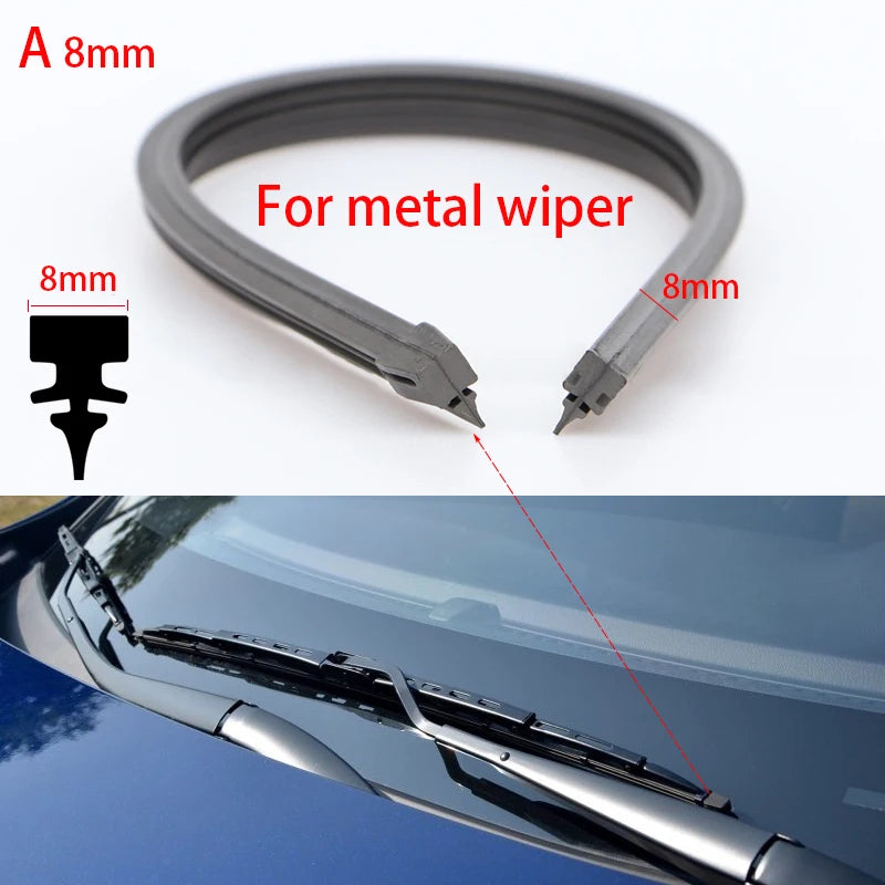 1x recambio de tira de goma para limpiaparabrisas para infiniti q50 qx50 fx fx35 fx37 accesorios de limpiaparabrisas de coche