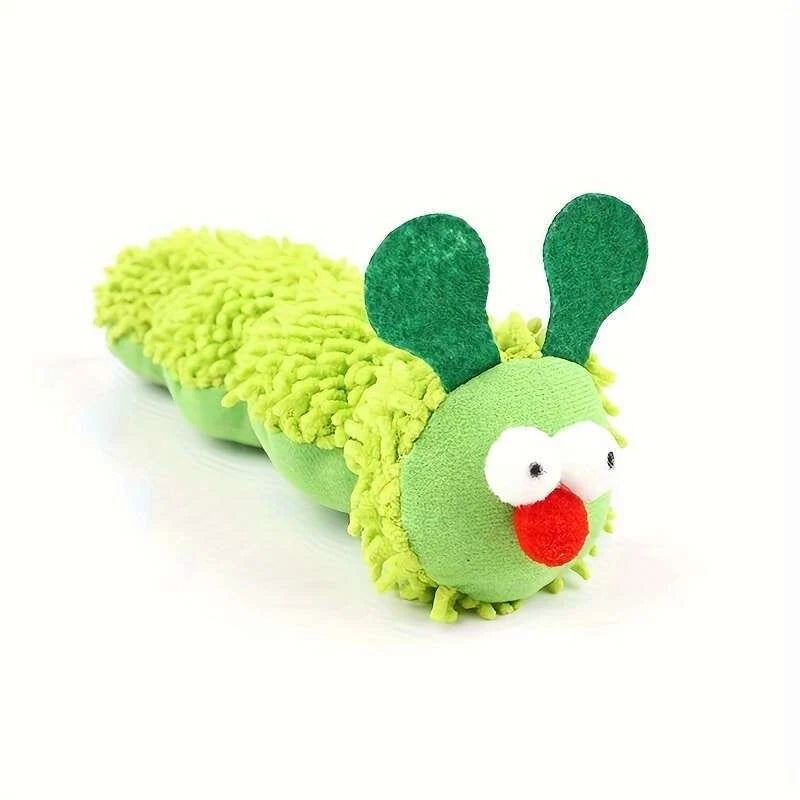 Juguetes para gatos: Juguete molar de oruga con hierba gatera, juguete interactivo de Silvervine para gatos, juguete para limpiar el hocico de gatitos, accesorios para mascotas