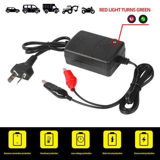 Cargador de Batería 12V 1.3A Inteligente