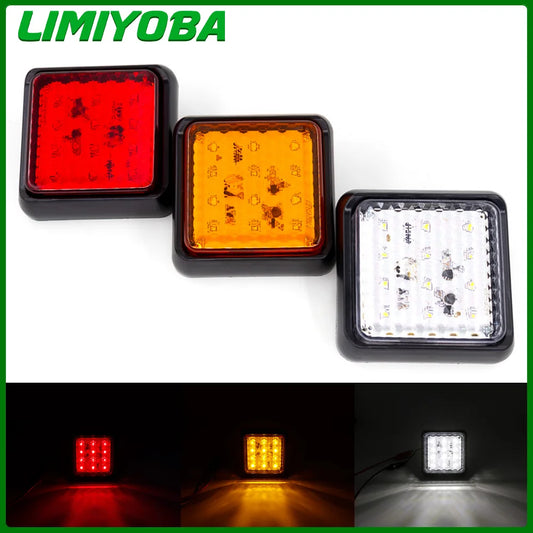 1/2 Uds 12V 24V luz trasera desmontable parada freno trasero función de señal de giro lámpara indicadora luz de marcha atrás para camión RV autobús