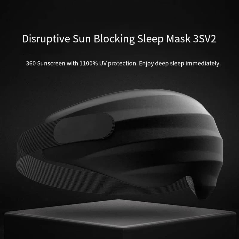 Máscara de ojos para dormir 3D antiluz para viajes