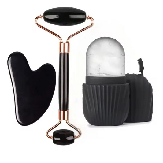 1/2/3 Uds rodillo de hielo para el cuidado de la piel Facial juego de rodillos de hielo, rodillo Facial GuaSha FaceTool Set, rodillo de masaje Facial contorno de elevación
