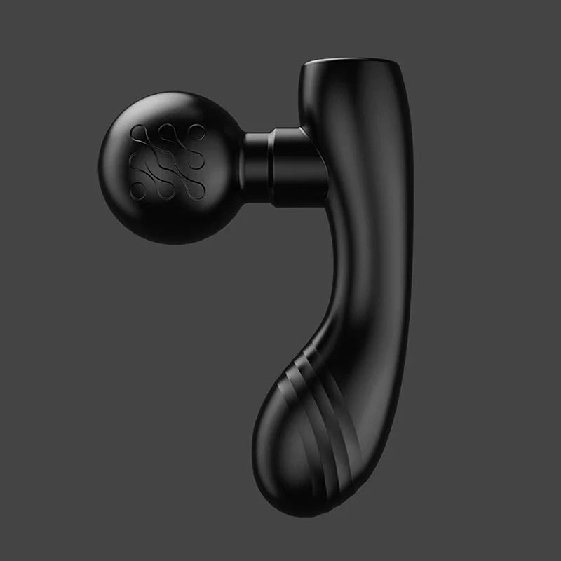 Nuevo Mini Masajeador Vibratorio Recargable de Doble Cabezal, Portátil, para Relajación Muscular de Cuerpo Completo, Universal