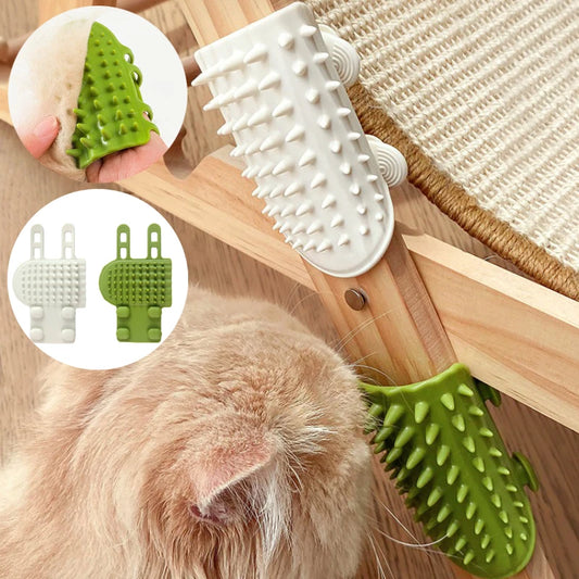Peine para Eliminar el Pelo de Mascotas, Masajeador, Raspador de Esquinas, Removedor de Pelo, Autolimpiante, Rascador de Pared para Gatos