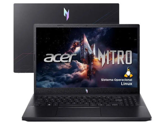 Portátil para juegos Acer Nitro V15 Intel Core I5 512Gb Ssd 16Gb Ram 15.6” Full Hd 165Hz Ips Nvidia Rtx 4050 6Gb Linux Anv15-52-52Xm