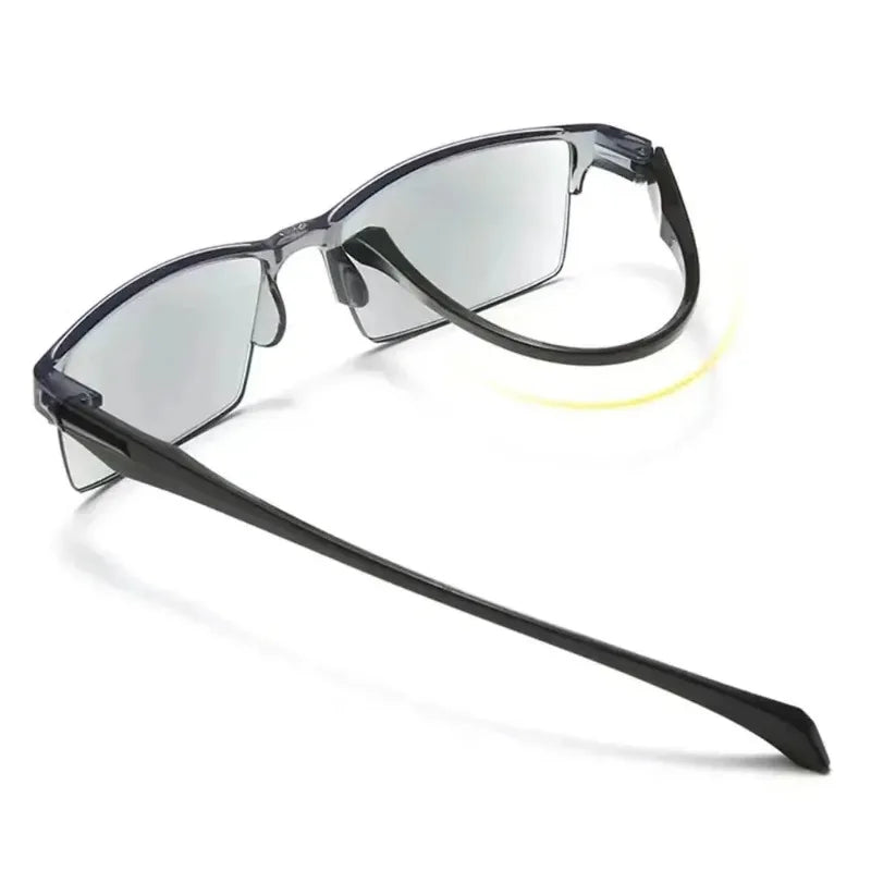 Gafas de lectura inteligentes con zoom automático, ultraligeras, sin montura, antirrayos azules, protección óptica contra la luz azul, unisex