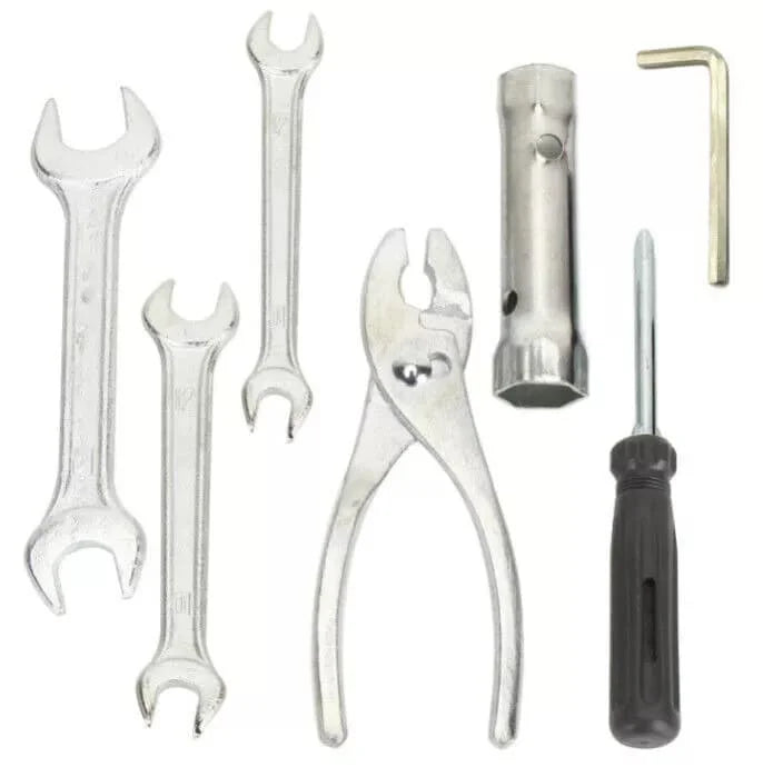 Kit de herramientas para motocicleta portátil de 7 piezas