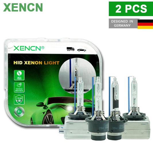 XENCN-bombillas de Xenón HID + 50%, luz blanca fría 6000K, 35W, OEM, D1S, D2S, D3S, D4S, D8S, D2R, par