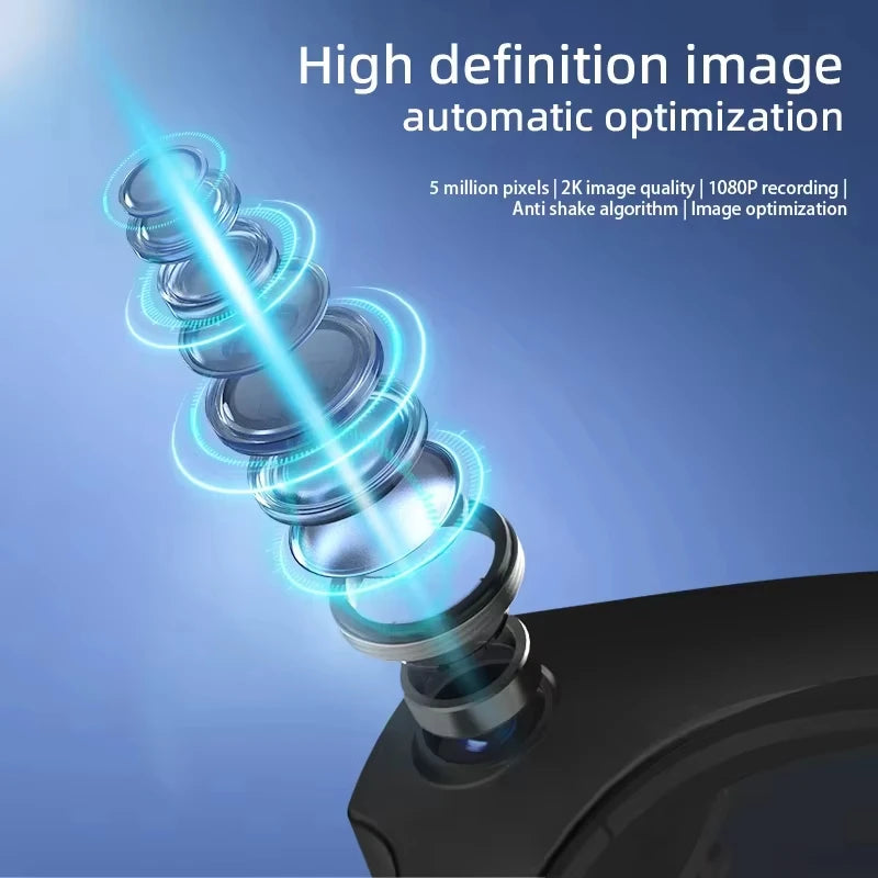 Gafas Inteligentes con IA, Traducción por IA, Cámara HD de 8MP, Grabación de Imágenes 4K, Conversación, Escucha de Música, Gafas Inteligentes para Motocicleta