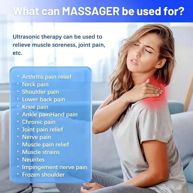 Masajeador de cuello EMS, Estimulador muscular eléctrico, pegatina Cervical, parche de masaje, almohadillas de pulso de baja frecuencia, Masajeador para aliviar el dolor corporal