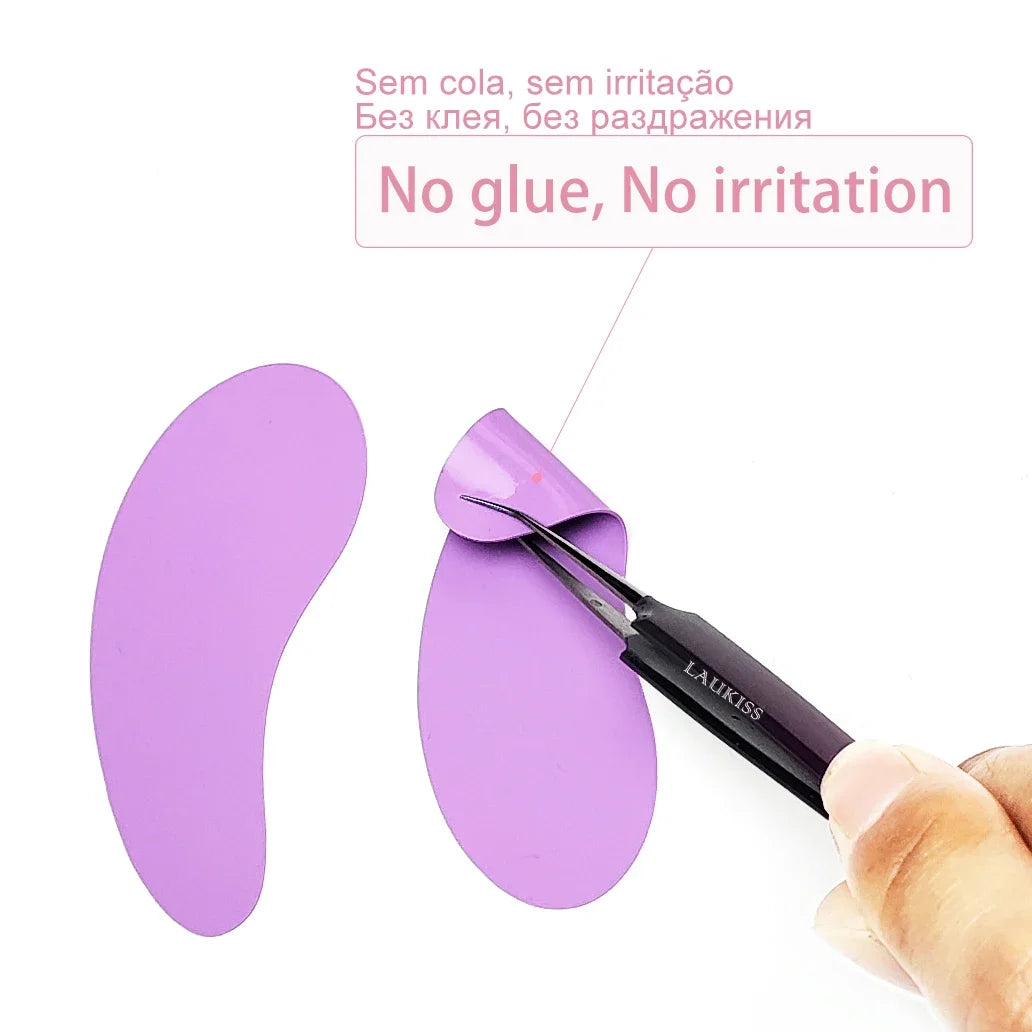 1 par de almohadillas reutilizables para debajo de pestañas, almohadillas de silicona a rayas para levantar pestañas, parches para ojos, parche de Gel para ojos, herramientas de maquillaje