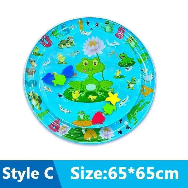 Alfombra de juego de agua sensorial para gatos con peces, cama de agua inflable gruesa para mascotas, juguete sensorial para jugar en perros, diversión interactiva