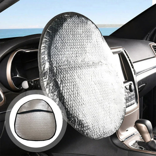 Parasol Universal para volante de coche, protector plegable, reflectante, accesorios interiores