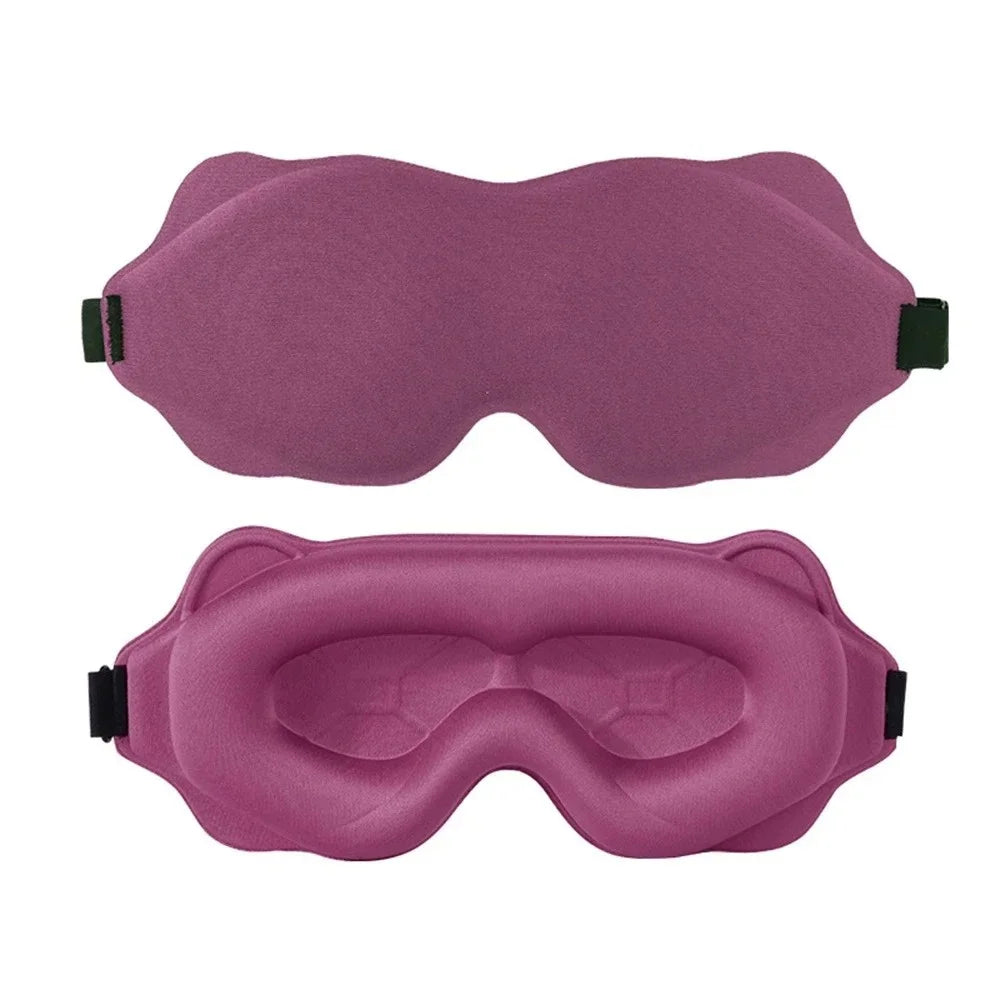 Antifaz 6D para Dormir, Bloquea la Luz, Ayuda para Dormir, Antifaz de Espuma Viscoelástica Suave, Antifaz para Siesta, Parche para Ojos