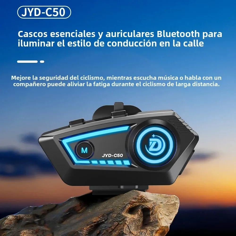 Auriculares Bluetooth para casco de moto KEBIDUMEI con Bluetooth 5.4