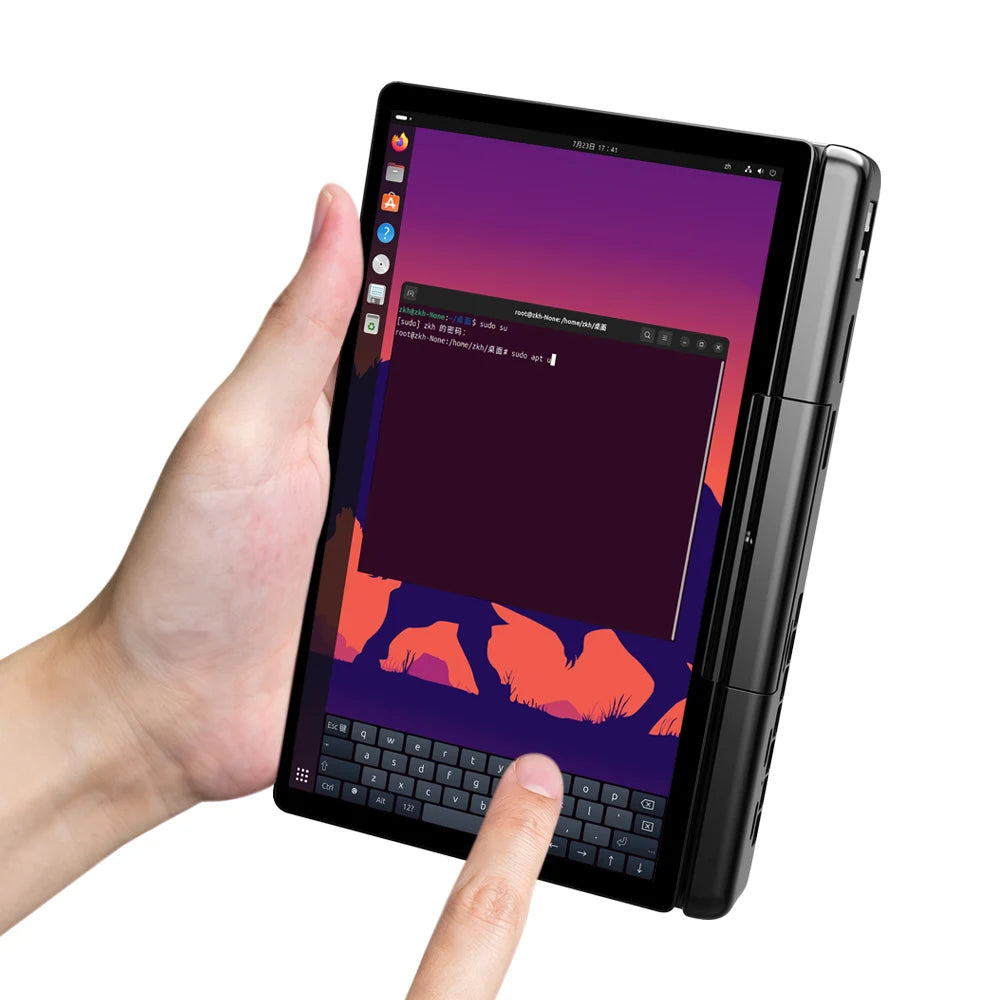 Mini Laptop Portátil GPD MicroPC 2 con Pantalla Táctil de 7 Pulgadas, 16GB de RAM, 512GB SSD, CPU N250, Sistema Windows 11