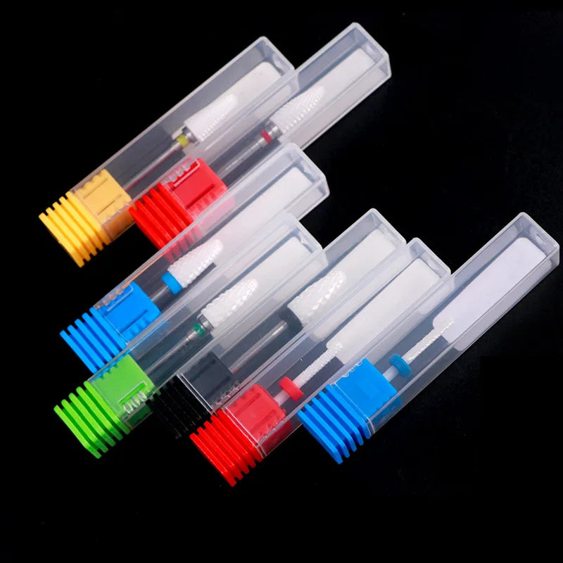 Brocas de carburo de tungsteno para uñas para manicura y pedicura