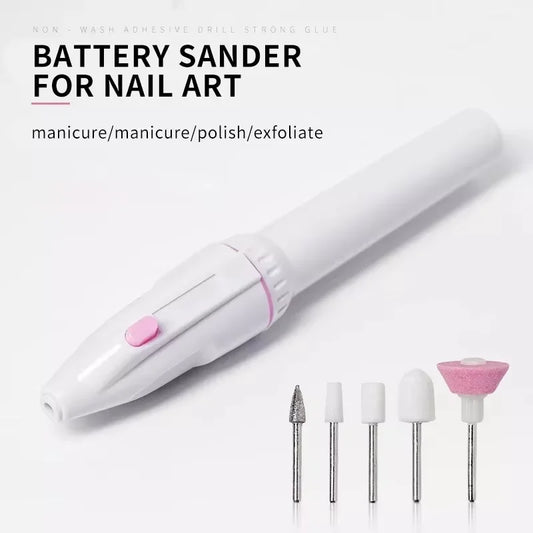 Taladro eléctrico para uñas mini portátil para manicura y pedicura
